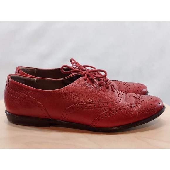 G.H. Bass & Co Mens | Red | Tailored Leather Oxford Dress Shoes Size 7.5M main image 5
